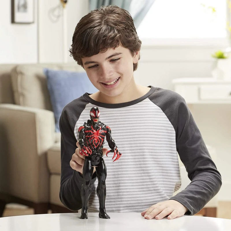 Marvel Spider-Man Maximum Venom Titan Hero Series Miles Morales Figure - Image 3