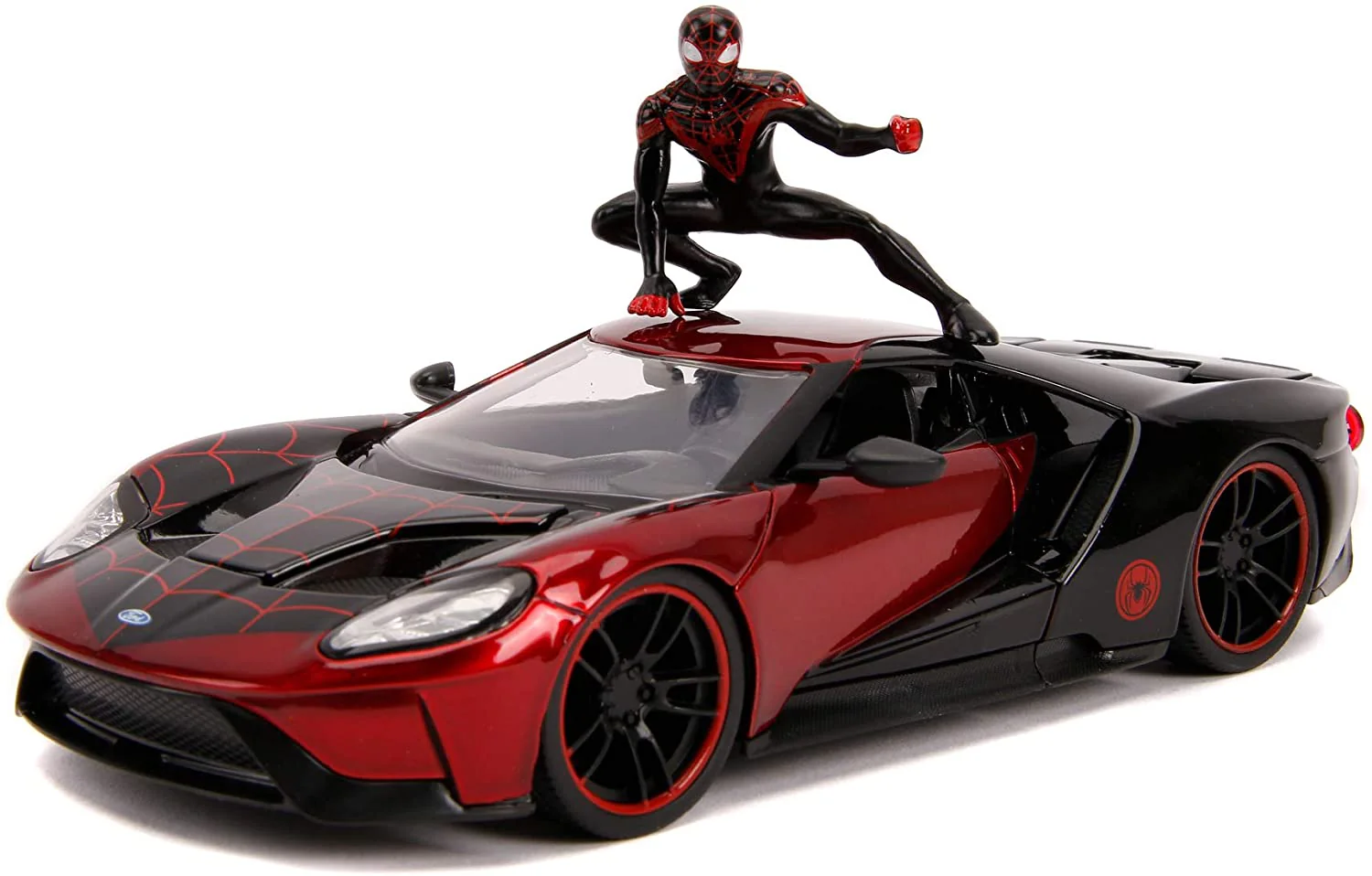 Marvel Spider-Man Miles Morales 2017 Ford GT 1:24 Scale 253225008 - Image 6