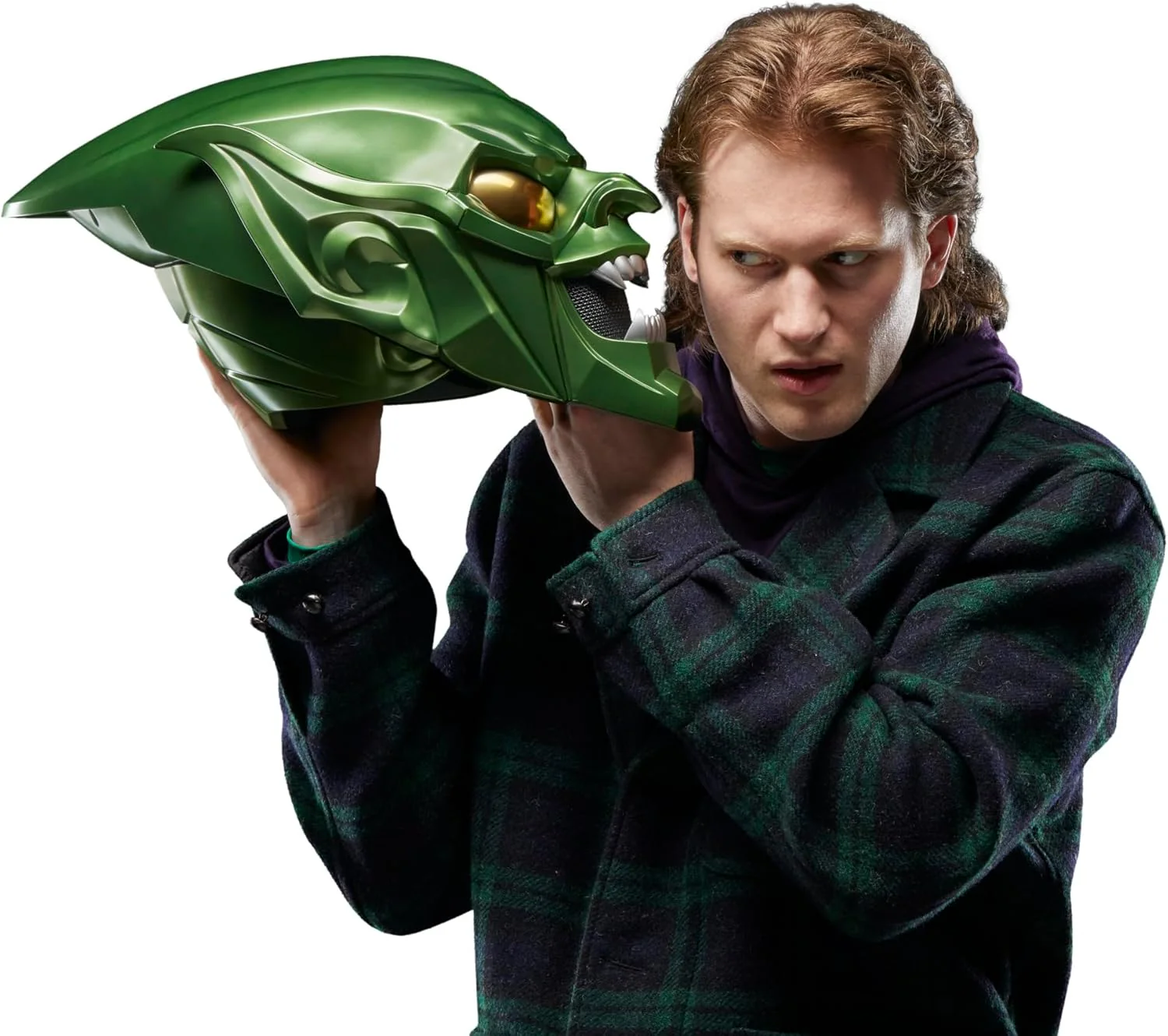 Marvel Spider-Man No Way Home Green Goblin Premium Roleplay Helmet F9111 - Image 7