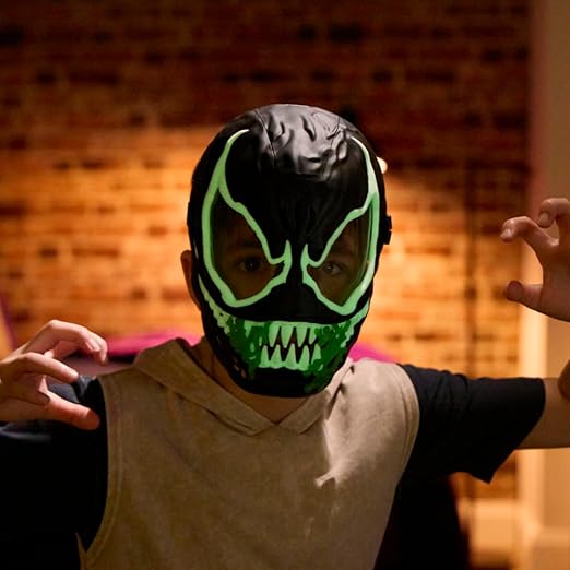 Marvel Spider-Man Venom vs Venum Glow-In-The-Dark Mask G1828 - Image 5
