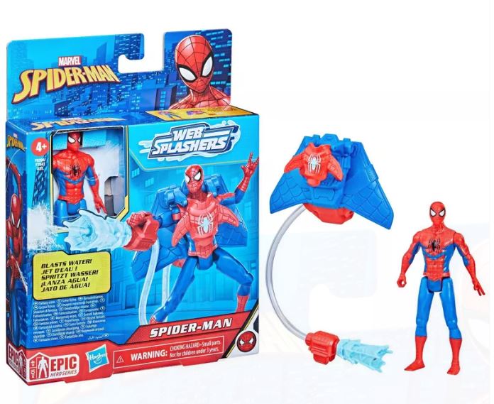 Marvel Spiderman Deluxe Water Web Splashers 4inch F8294 - Image 3