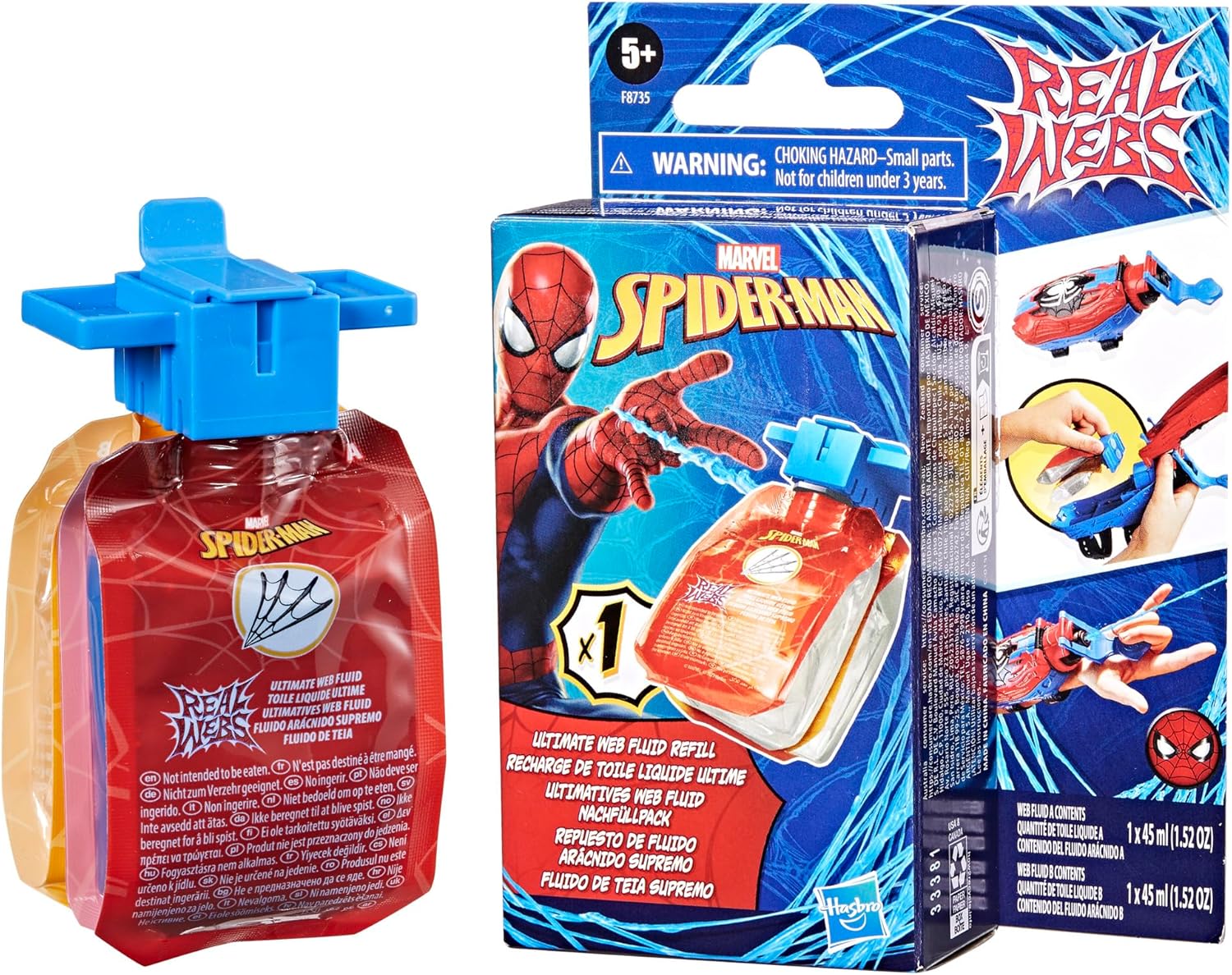 Marvel Spiderman Real Webs Refill Pack F8735 - Image 2