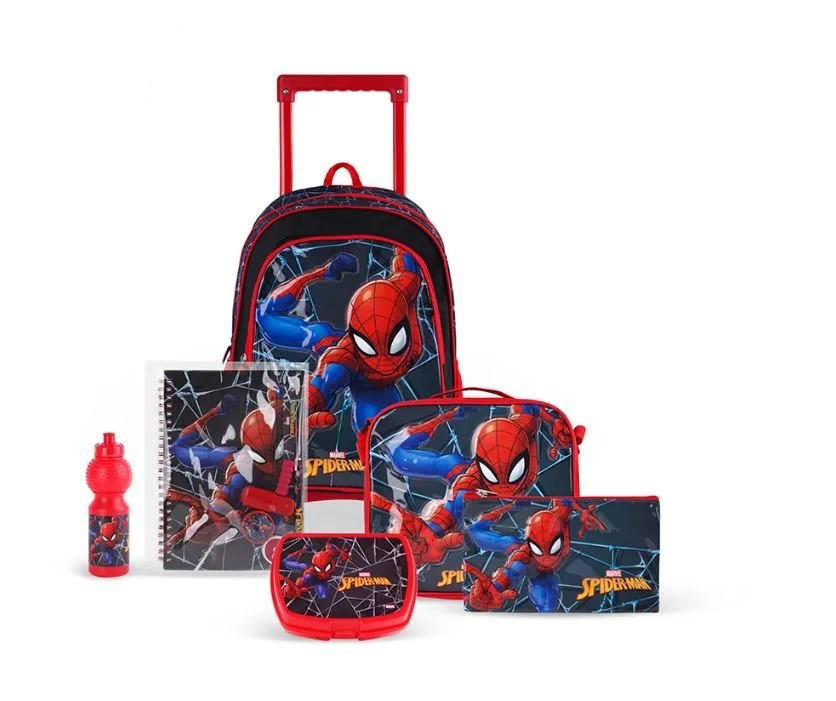 Marvel Spiderman Web Sling Time V2 5-in-1 School Set 18inch TBT235IN1C41-18
