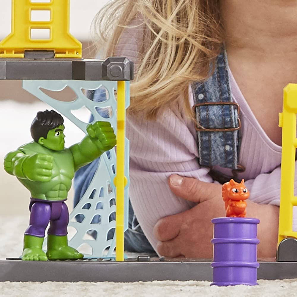 Marvel Spidey and His Amazing Friends Hulk's Smash Yard F3717 - Image 6