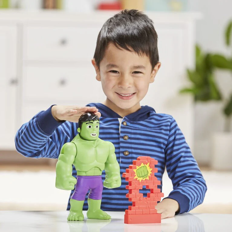 Marvel Spidey And His Amazing Friends Power Smash Hulk F5067 - Image 2
