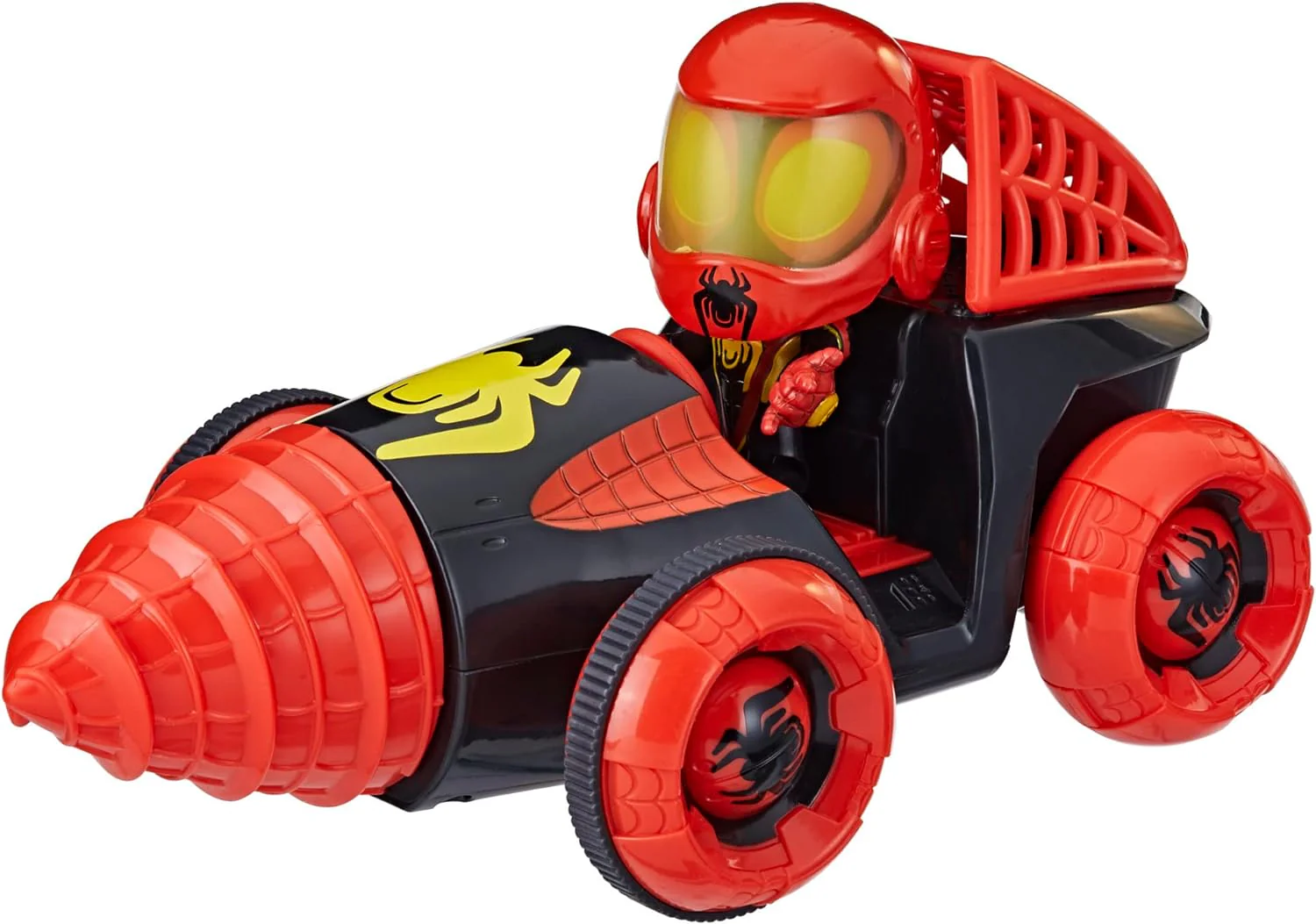 Marvel Spidey His Amazing Friends - Miles with Drill Spinner Vehicle - Image 6