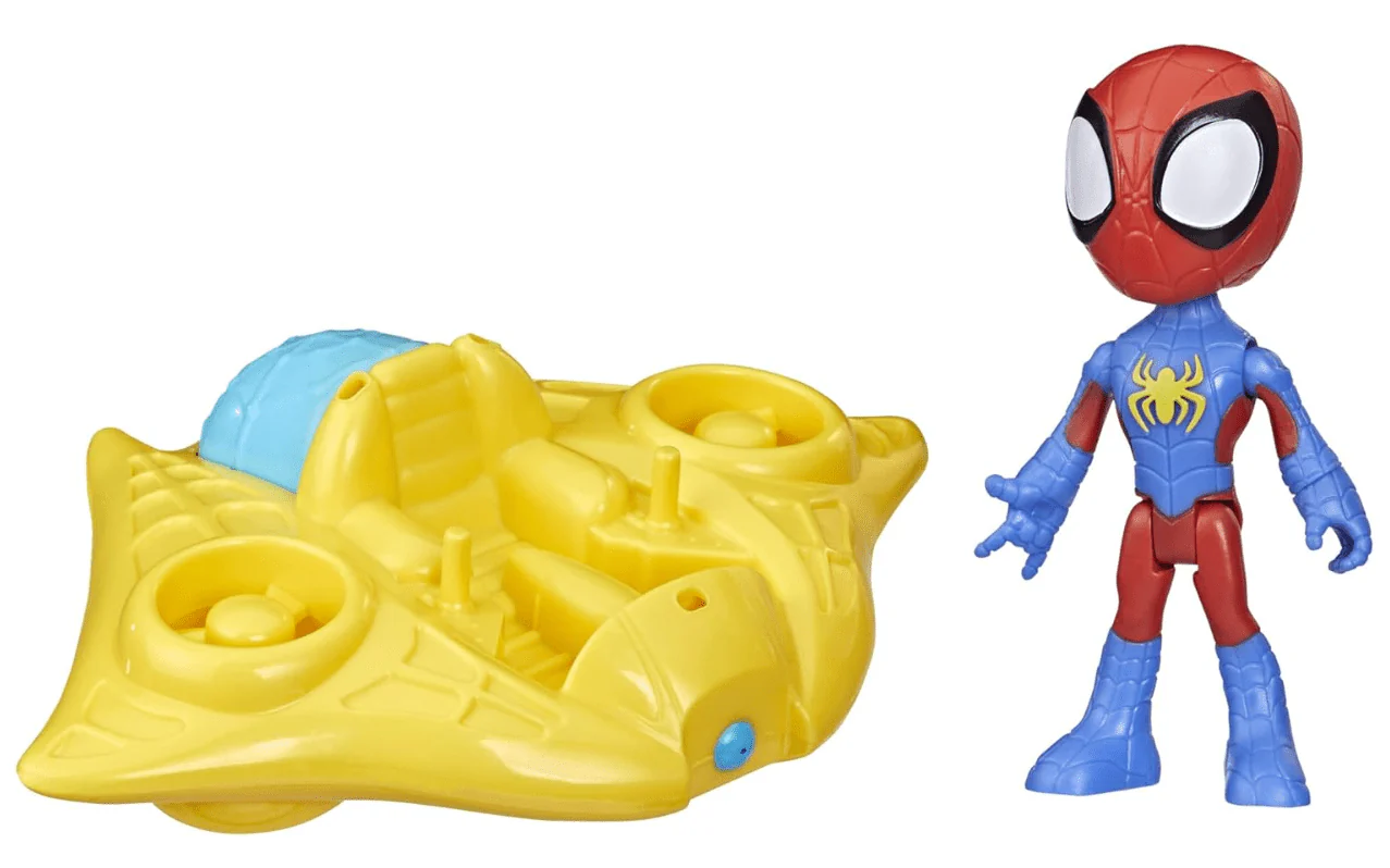 Marvel Spidey & His Amazing Friends Spidey Water Web Raft Vehicle & Action Figure F5080 - Image 2