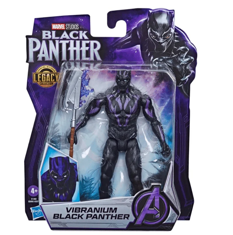 Marvel Studios Legacy Vibranium Black Panther Figure 6inch E1360
