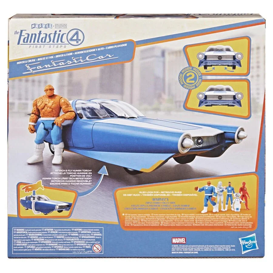 Marvel Studios The Fantastic Four Epic World of Action Hover & Cruise Fantasticar G0983 - Image 2