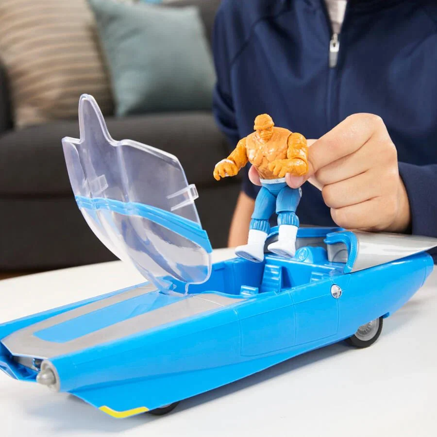 Marvel Studios The Fantastic Four Epic World of Action Hover & Cruise Fantasticar G0983 - Image 4
