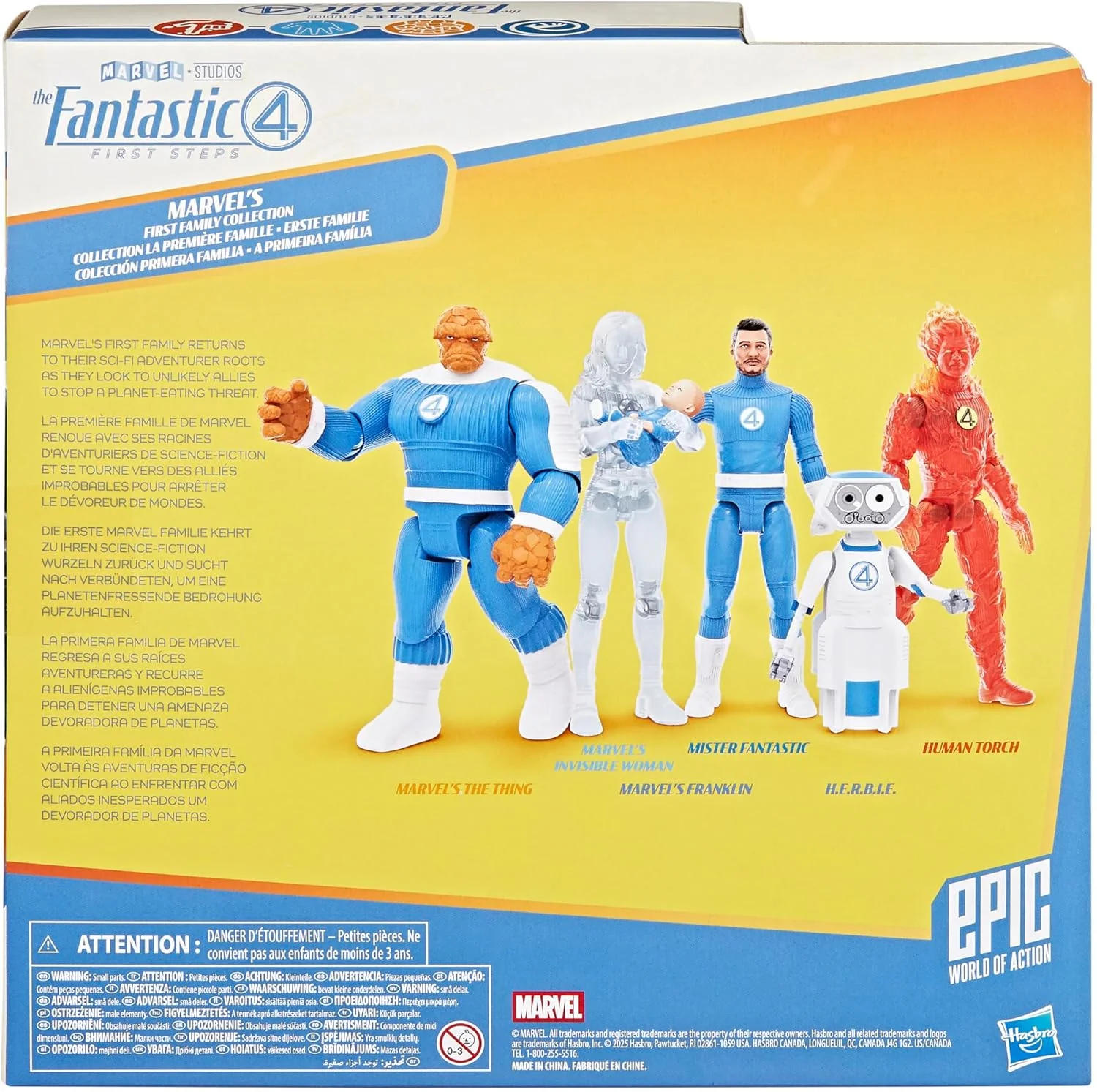 Marvel Studios The Fantastic Four Epic World of Action Pack G0982 - Image 4