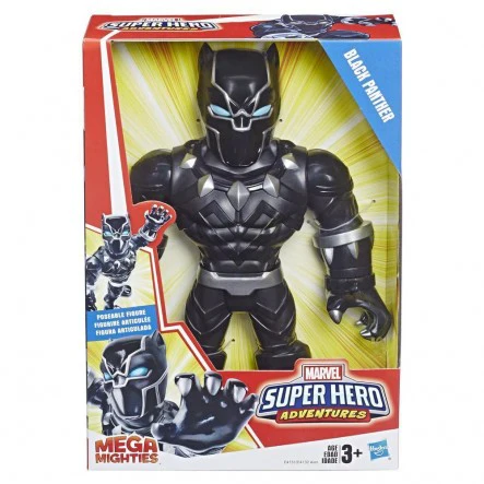 Marvel Super Hero Adventures Mega Mighties Black Panther E4132 - Image 2