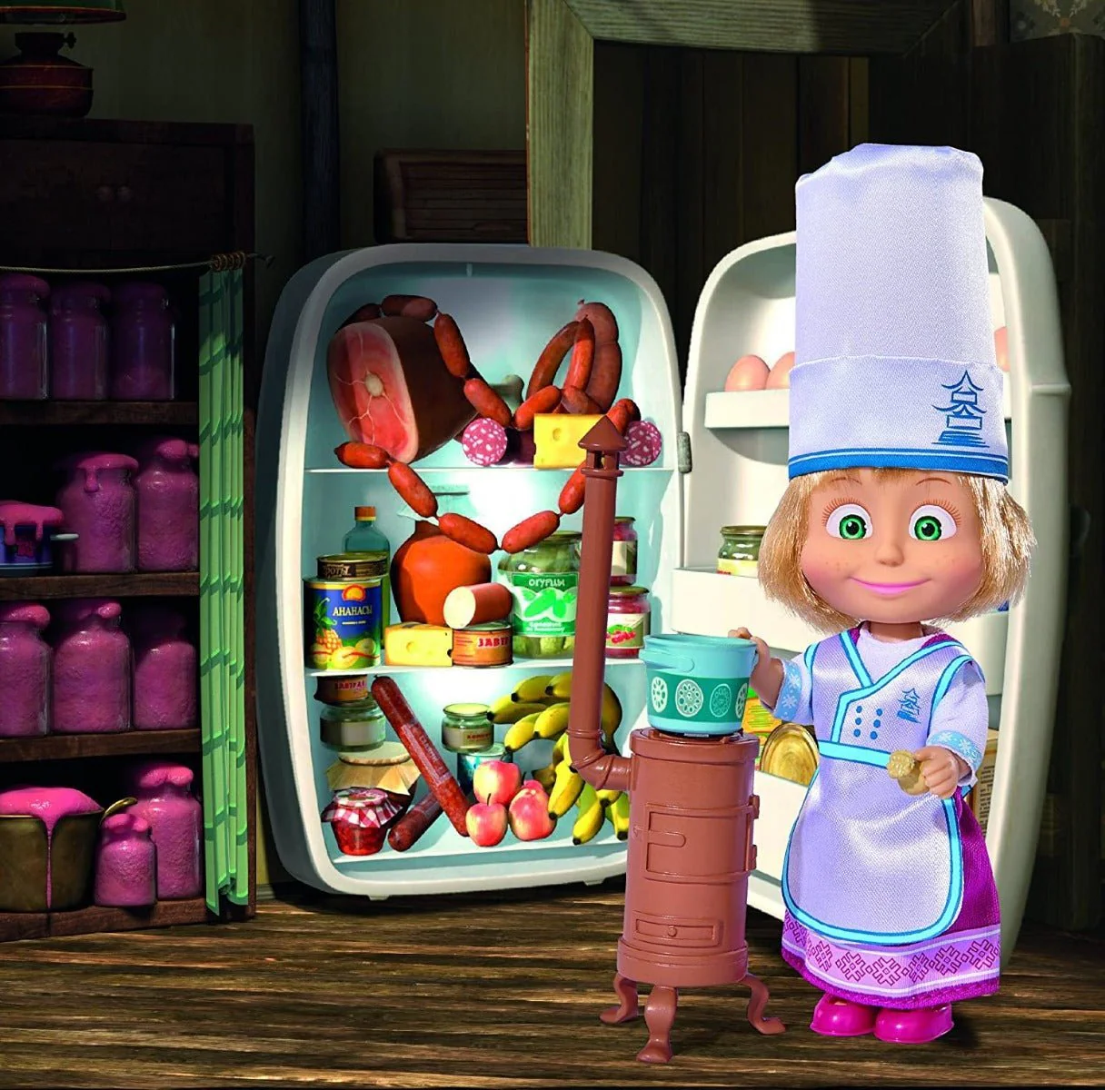 Masha and The Bear Bear House Playset 109301632 - Image 7