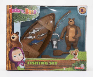 Masha and the Bear Boat Fishing Playset 109306102