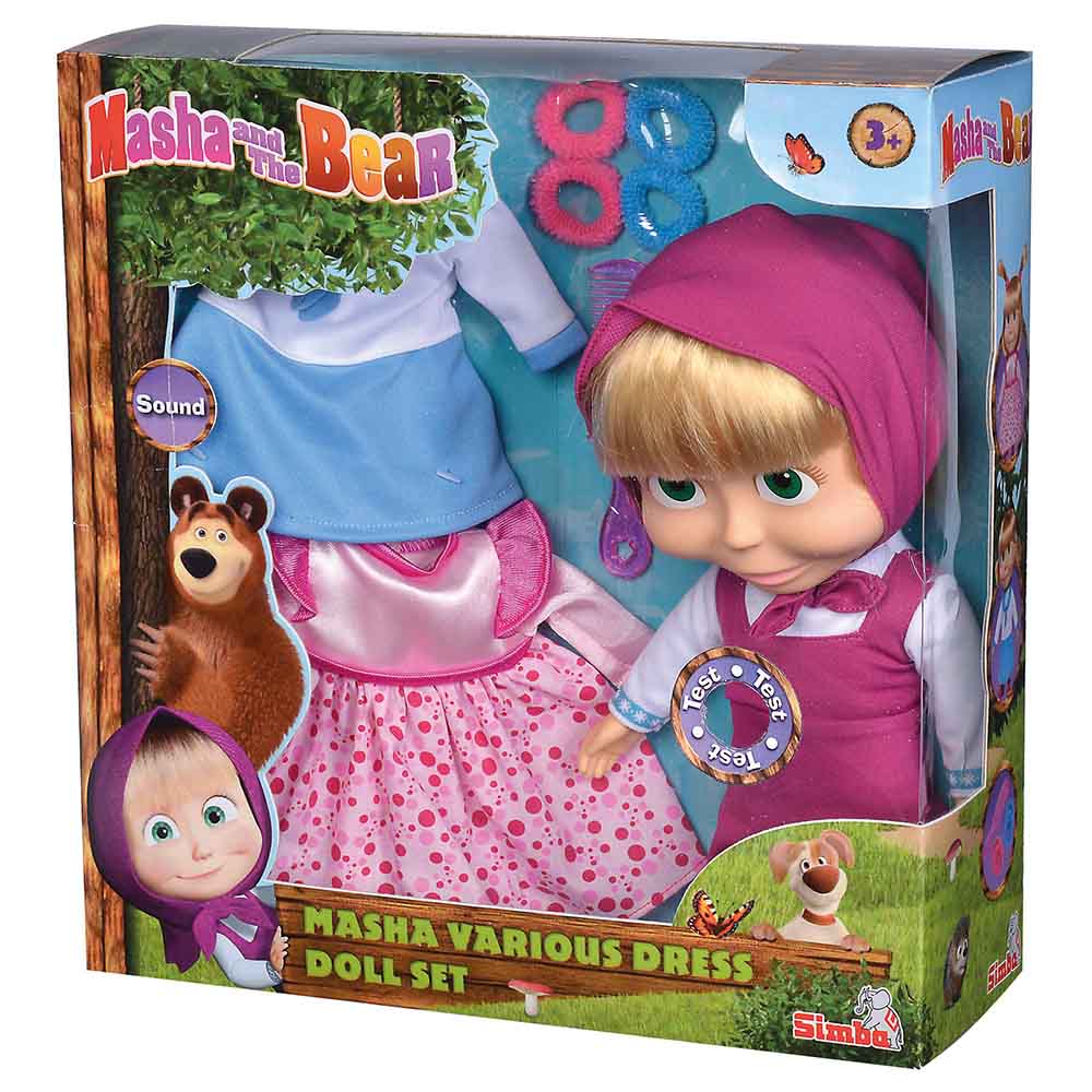 Masha Doll With 2 Extra Dresses 30cm 109301082 - Image 6