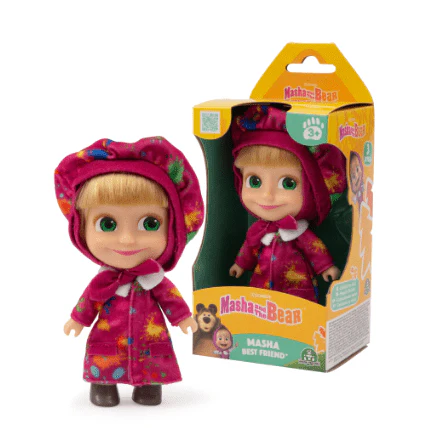 Masha & The Bear Masha Best Friend Doll 12cm 6800026000 - Image 3