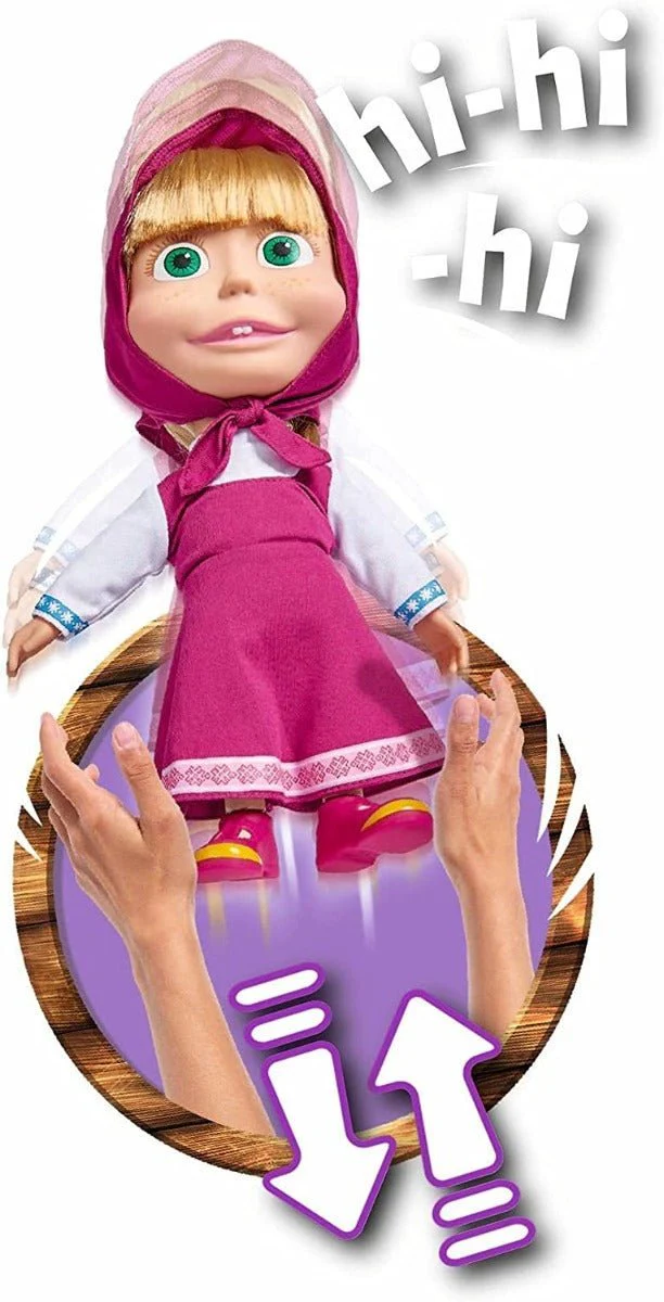 Masha & The Bear Masha Shake & Sound 30cm 109301074 - Image 2