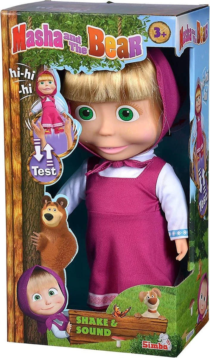 Masha & The Bear Masha Shake & Sound 30cm 109301074 - Image 4