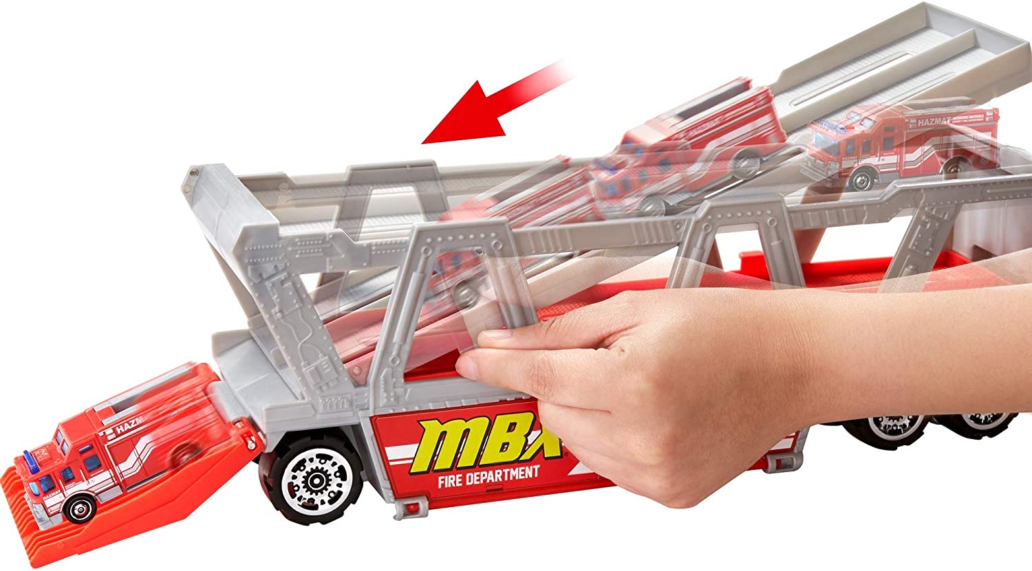Matchbox Fire Rescue Hauler Playset GWM23