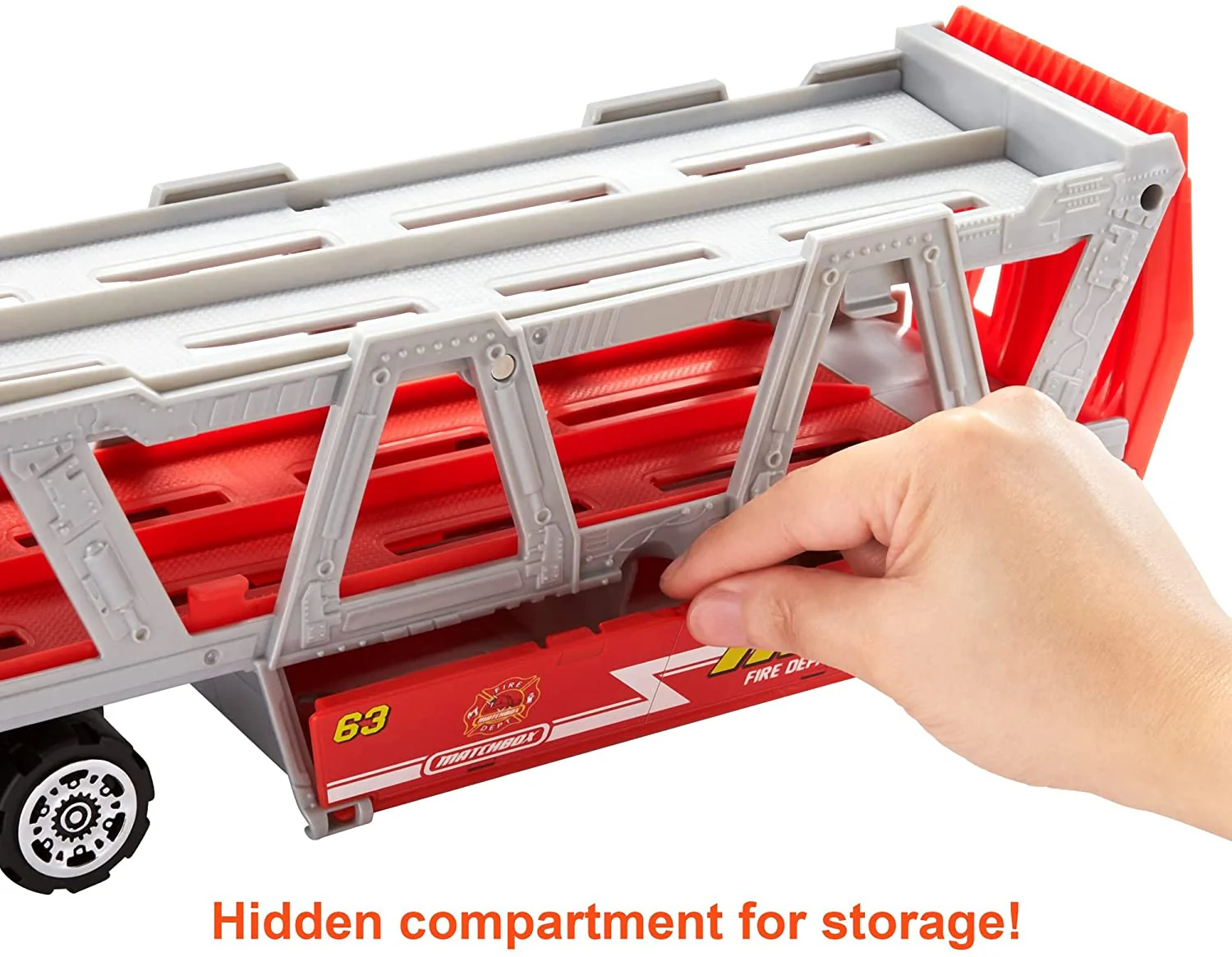 Matchbox Fire Rescue Hauler Playset GWM23 - Image 3