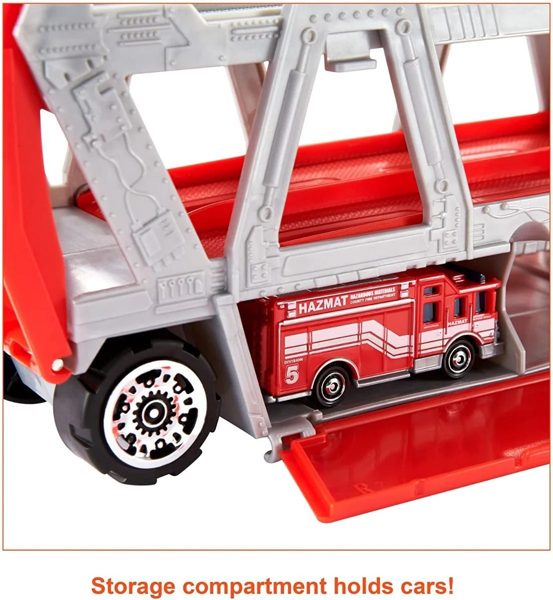 Matchbox Fire Rescue Hauler Playset GWM23 - Image 4
