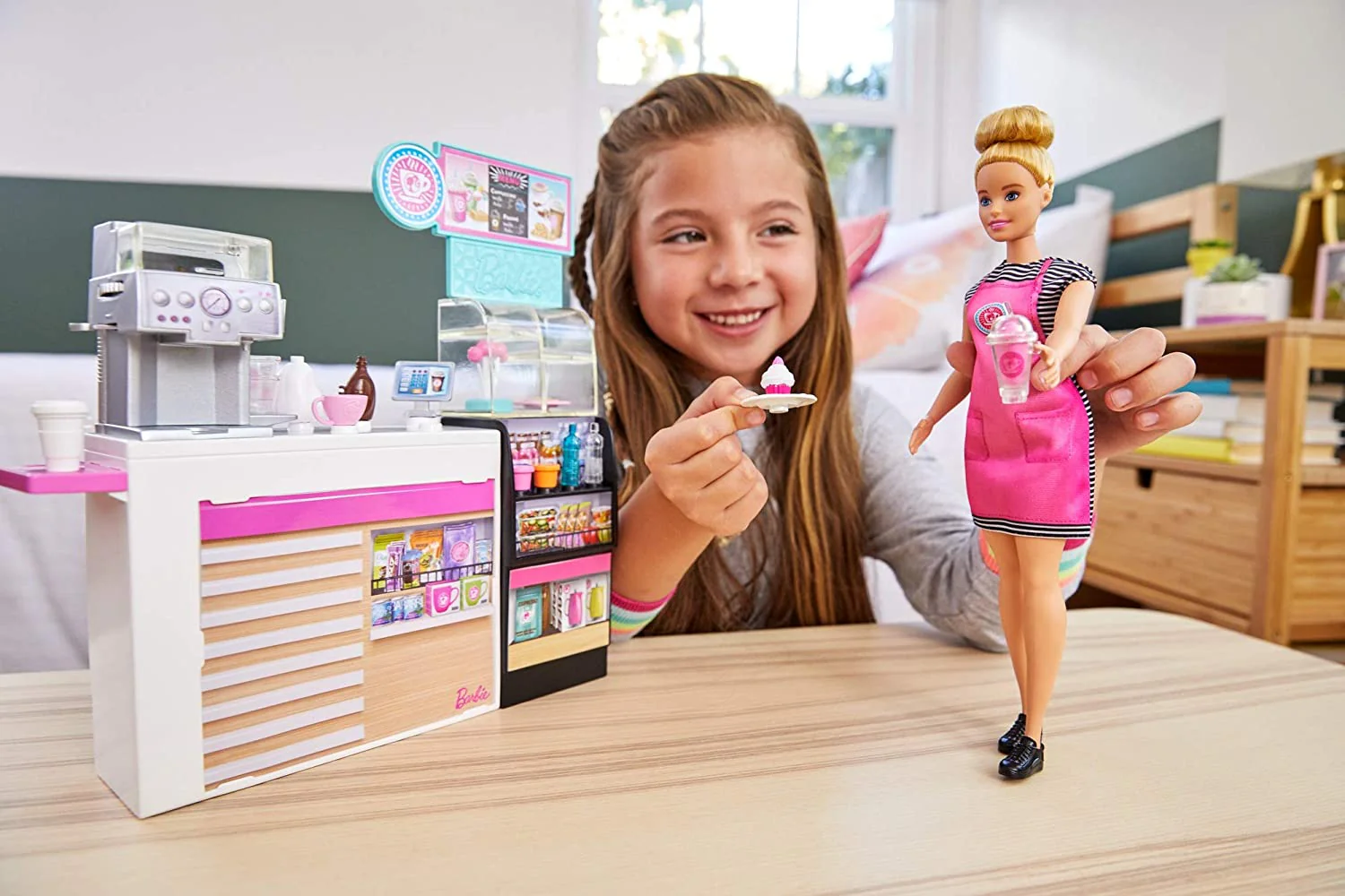Mattel Barbie Coffee Shop Playset GMW03 - Image 2
