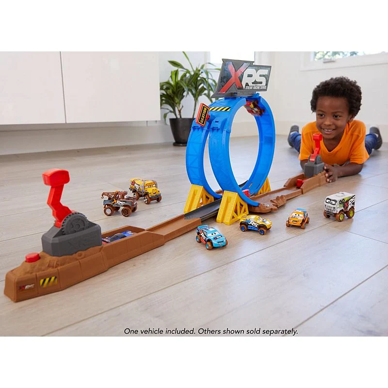 Mattel Disney Pixar Cars Xrs Mud Racing Crash Challenge FYN85 - Image 4
