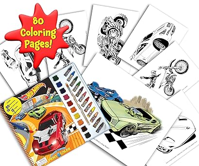 Mattel Hot Wheels Deluxe Poster Paint & Color 2764334206 - Image 5
