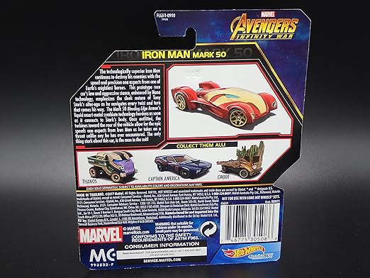 Mattel Hot Wheels Marvel Avengers Infinity War Car Rhino BDM71 - Image 5
