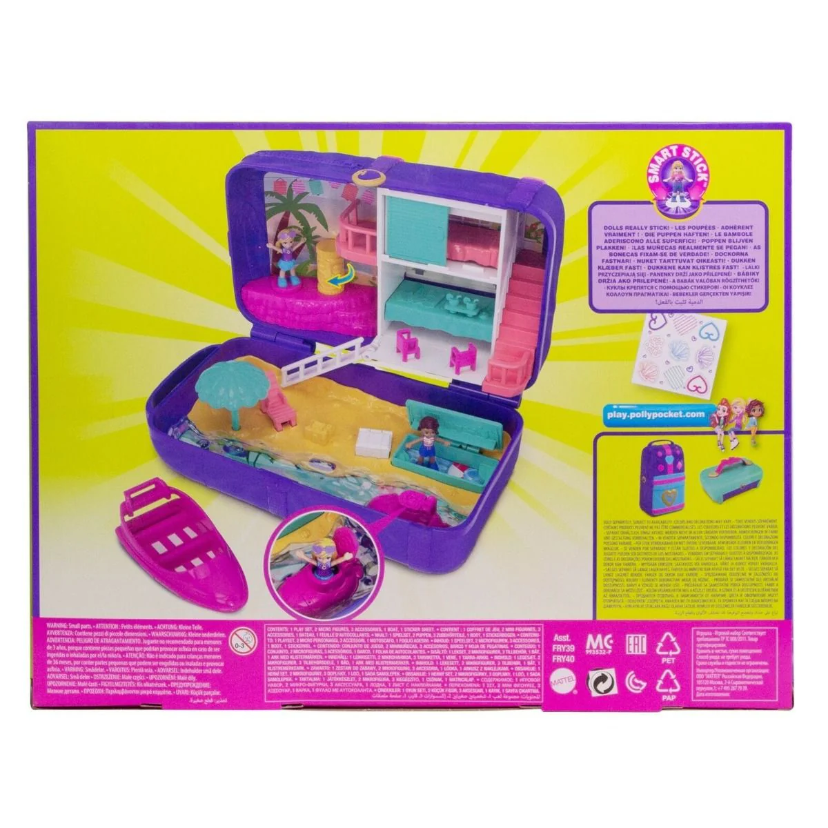 Mattel Polly Pocket Beach Vibes Backpack FRY39 - Image 9