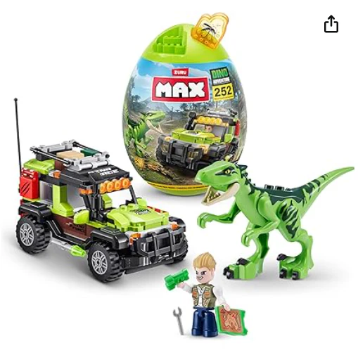 Max Build More Dino Adventure T-Rex Attack 233 Pieces - Image 2