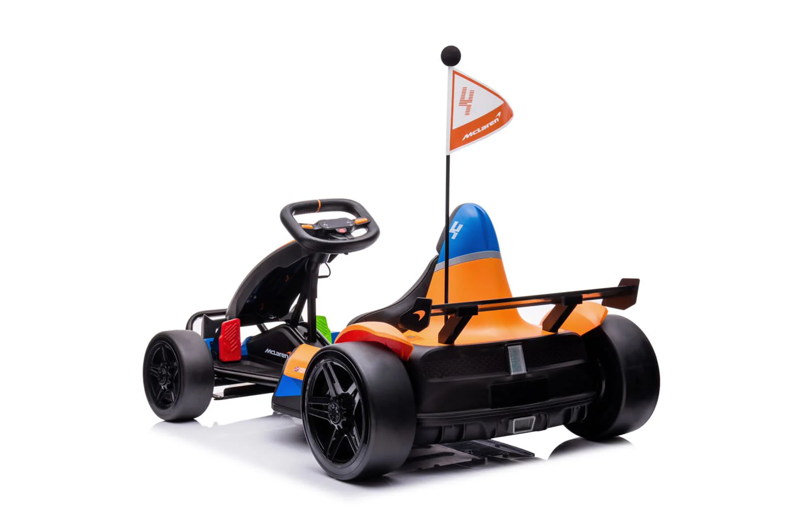 Mclaren Drift Electric Go Kart Black/Orange BDM0930 - Image 4