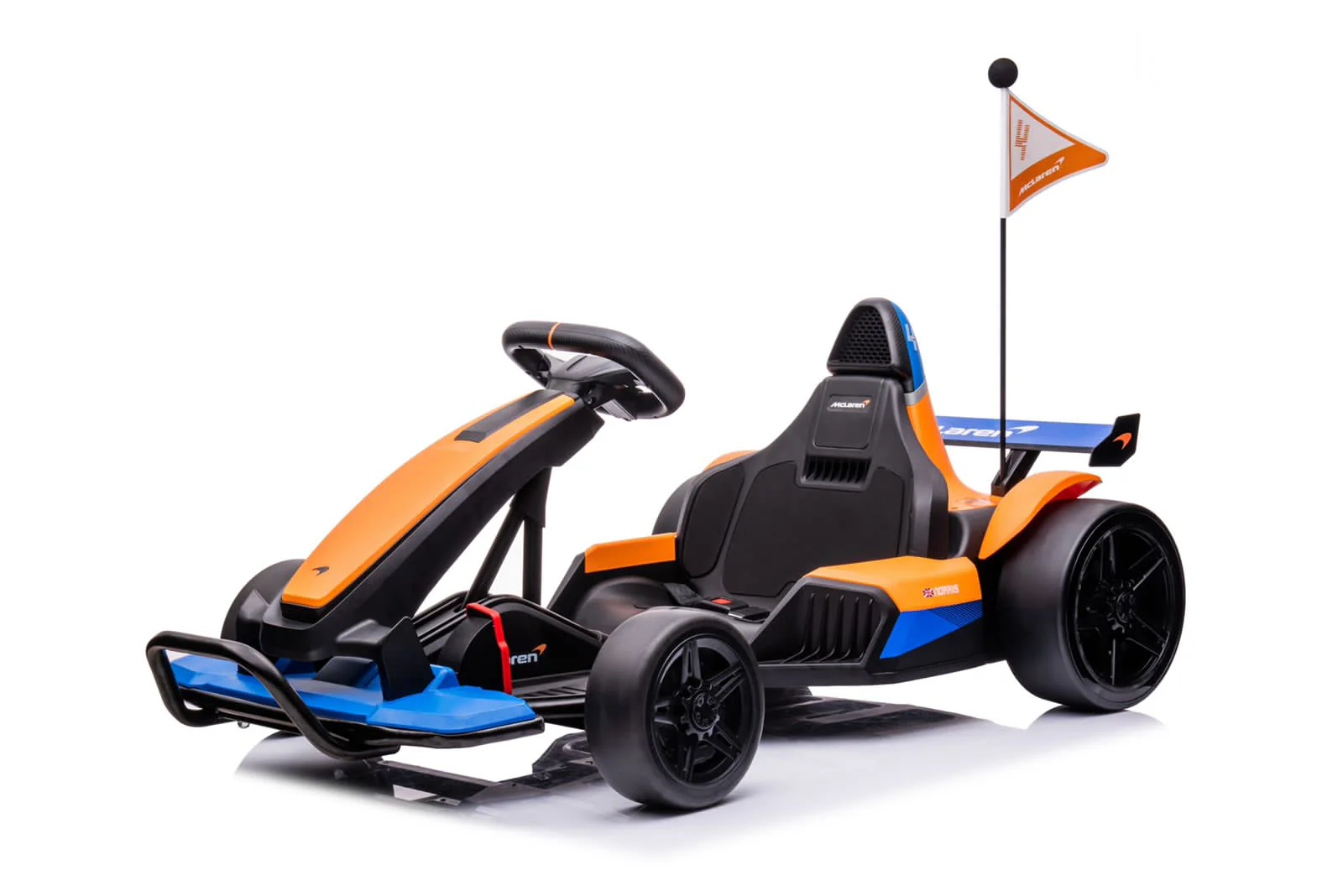 Mclaren Drift Electric Go Kart Black/Orange BDM0930 - Image 5