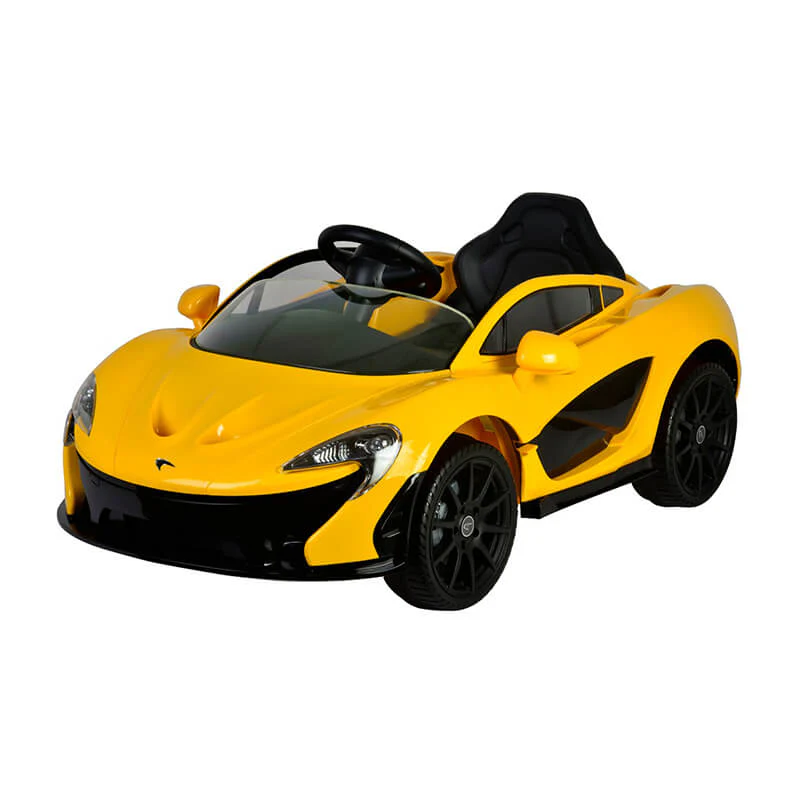 McLaren P1 Powered Ride On Car With Gullwing Doors Yellow 672R