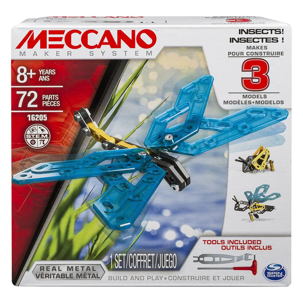 Meccano Insects 3-Model Set 72pcs 6026714N - Image 5