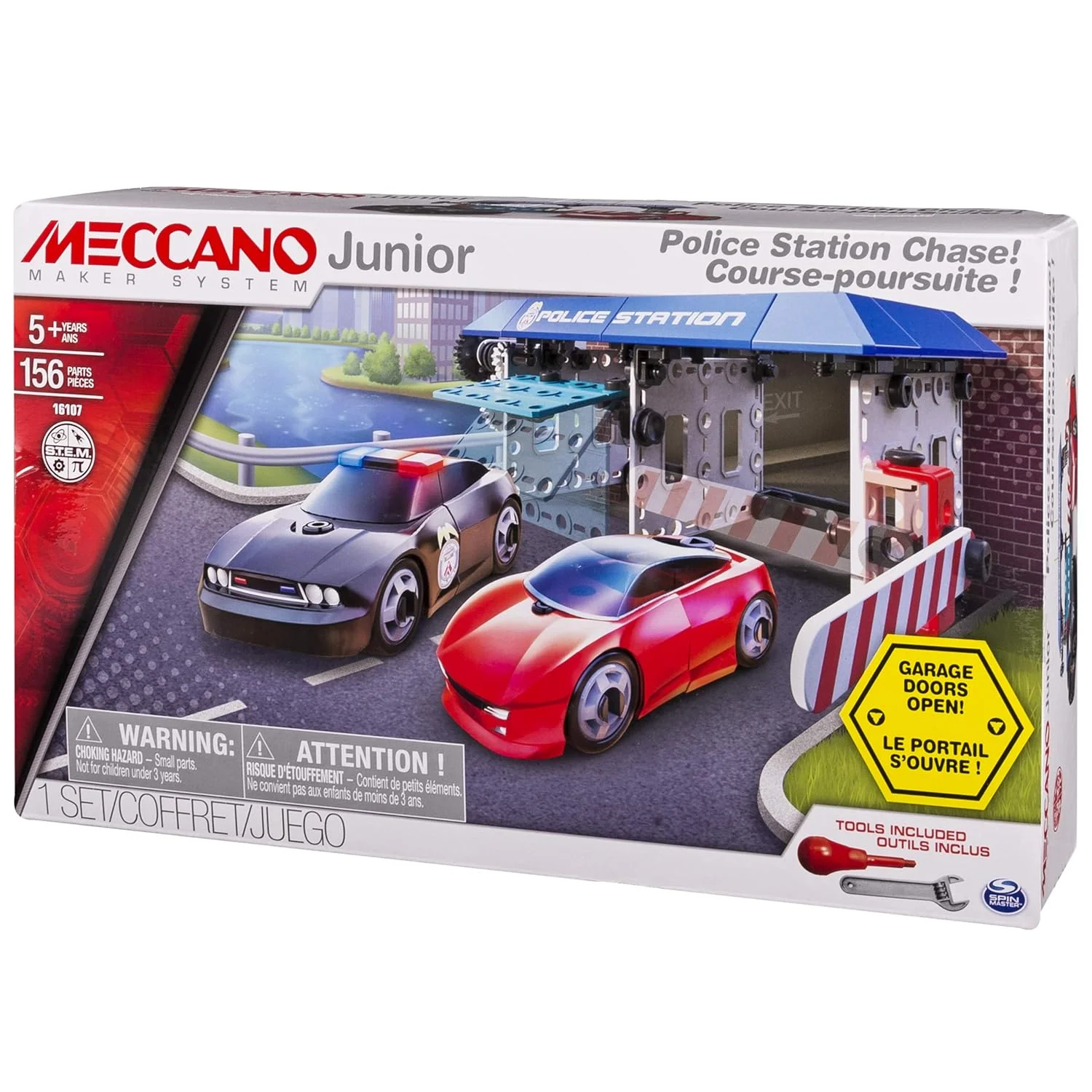 Meccano Junior Police Station Chase Course 16107 6028401 - Image 9
