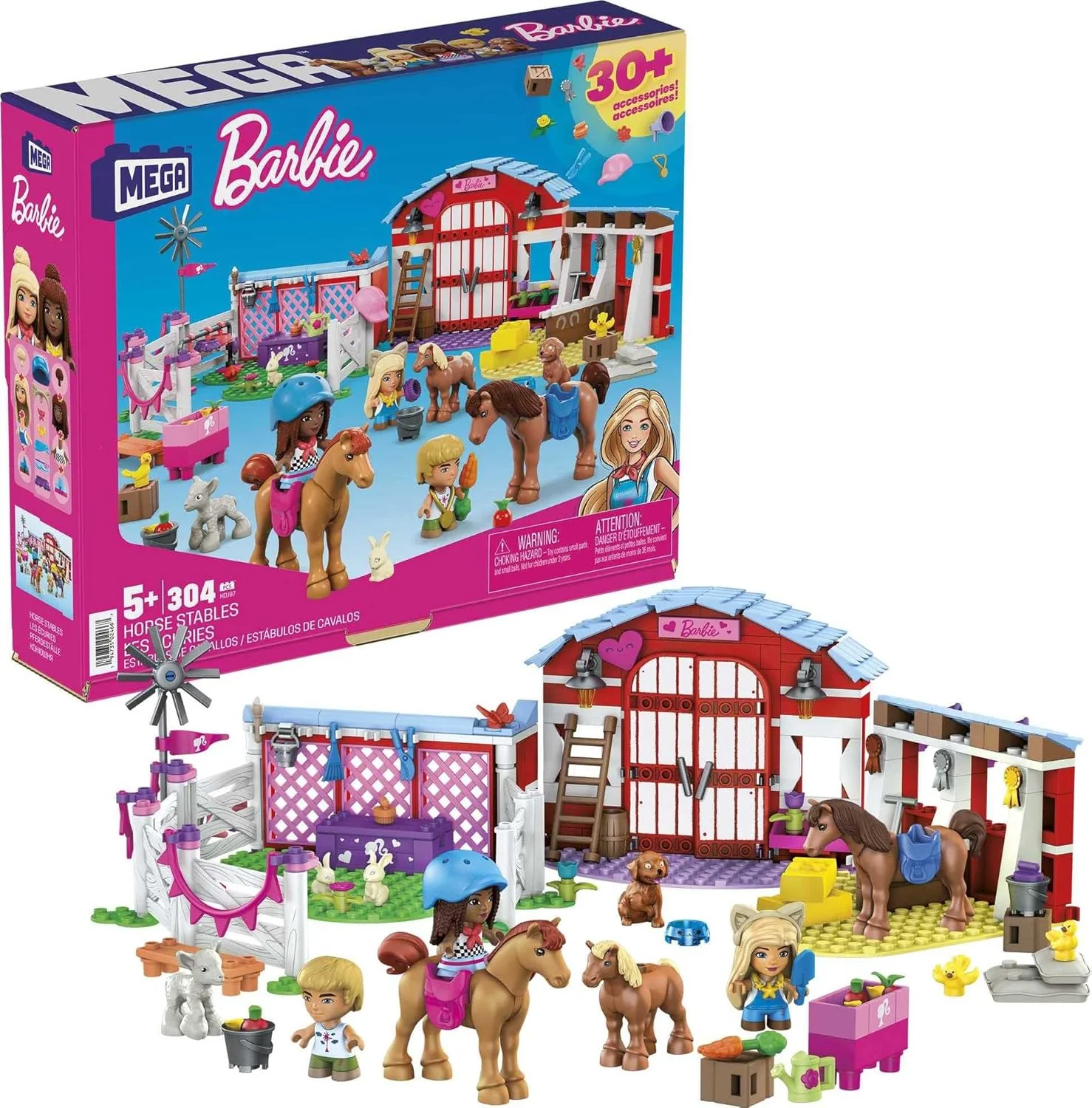 Mega Barbie Horse Stables