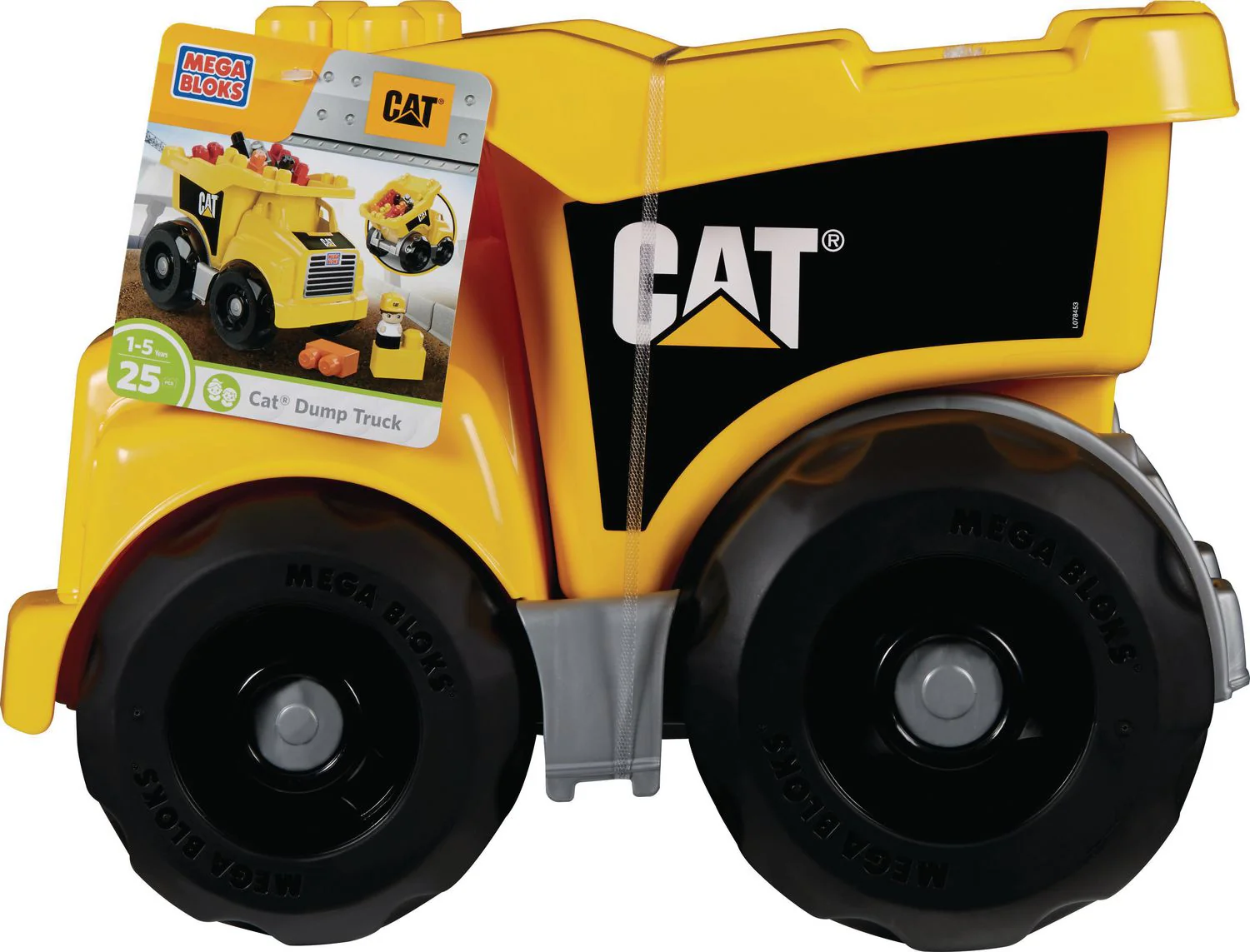 Mega Bloks CAT Large Vehicle Dump Truck DCJ86 - Image 2