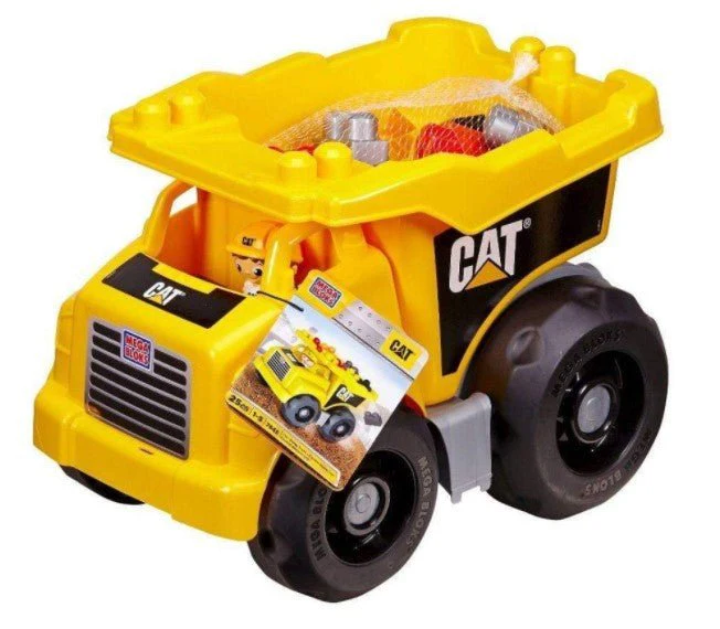 Mega Bloks CAT Large Vehicle Dump Truck DCJ86 - Image 3