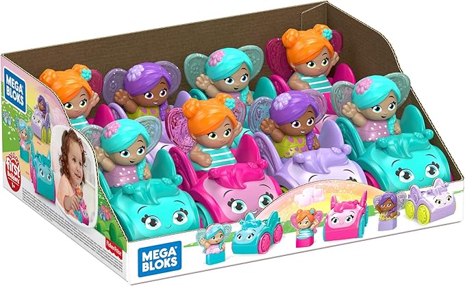 Mega Bloks First Builders - Lil' Fairies Beetle Buggy Green GKX81 - Image 2