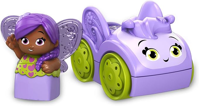 Mega Bloks First Builders - Lil' Fairies Beetle Buggy Green GKX81 - Image 4