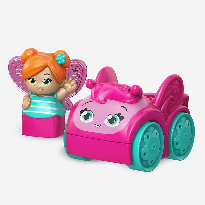 Mega Bloks First Builders - Lil' Fairies Beetle Buggy Green GKX81 - Image 6