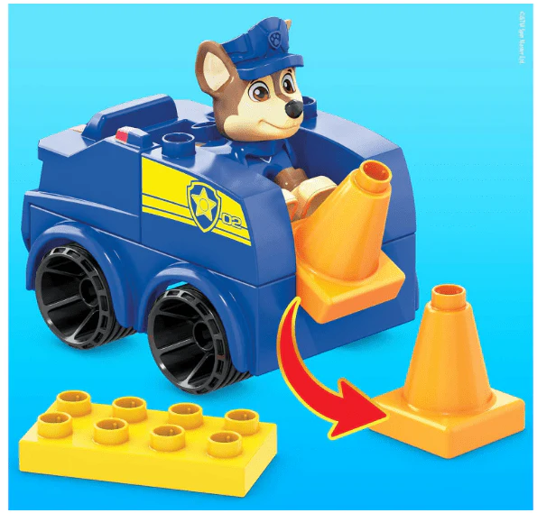 Mega Bloks Paw Patrol Chase's Patrol Car HDJ33 - Image 6