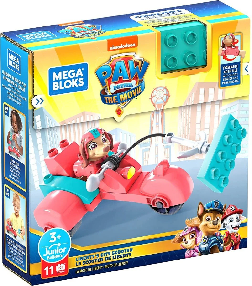 Mega Bloks Paw Patrol The Movie Liberty’s City Scooter GYH94 - Image 2