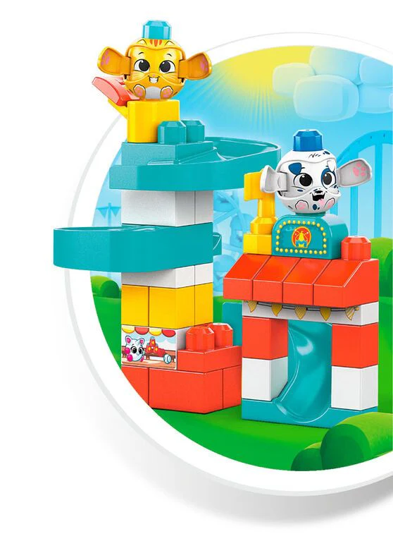 Mega Bloks Peek A Blocks Amusement Park - Image 3