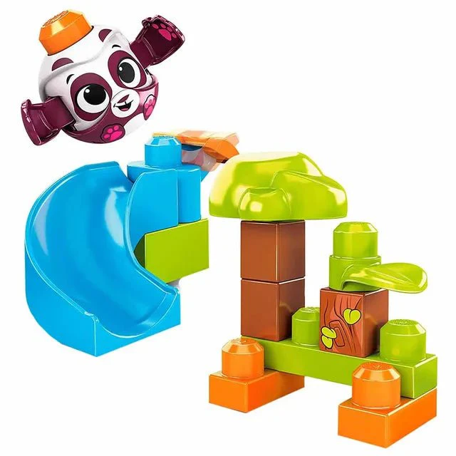 Mega Bloks Peek a Blocks Panda Slide GKX66