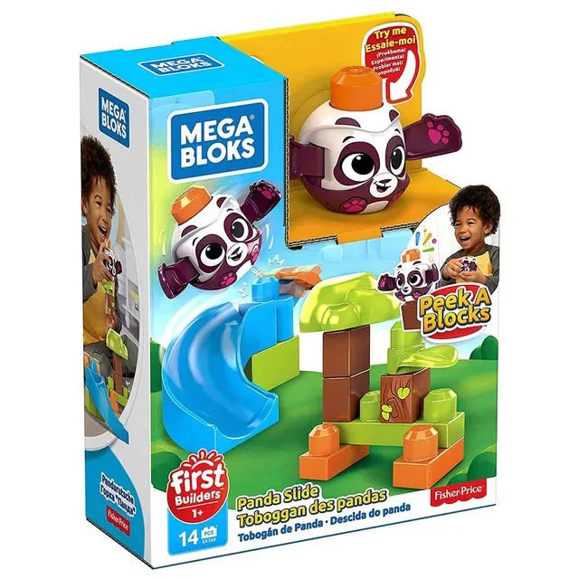Mega Bloks Peek a Blocks Panda Slide GKX66 - Image 4