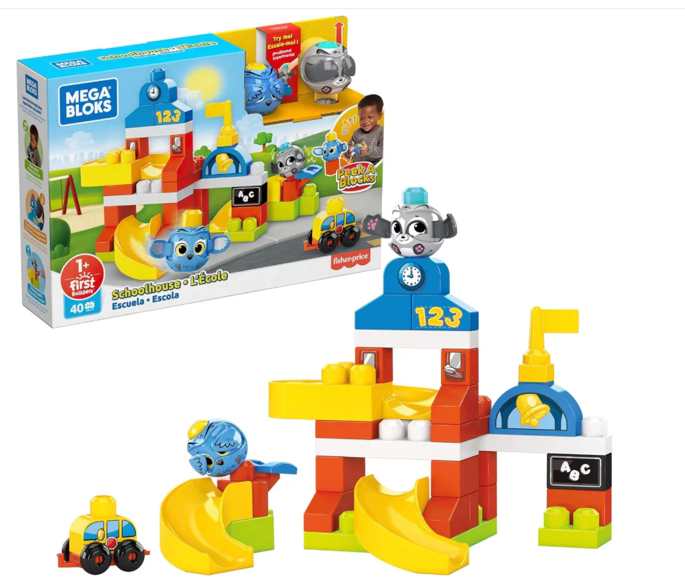 Mega Bloks Peek A Blocks Schoolhouse GRJ19 - Image 2