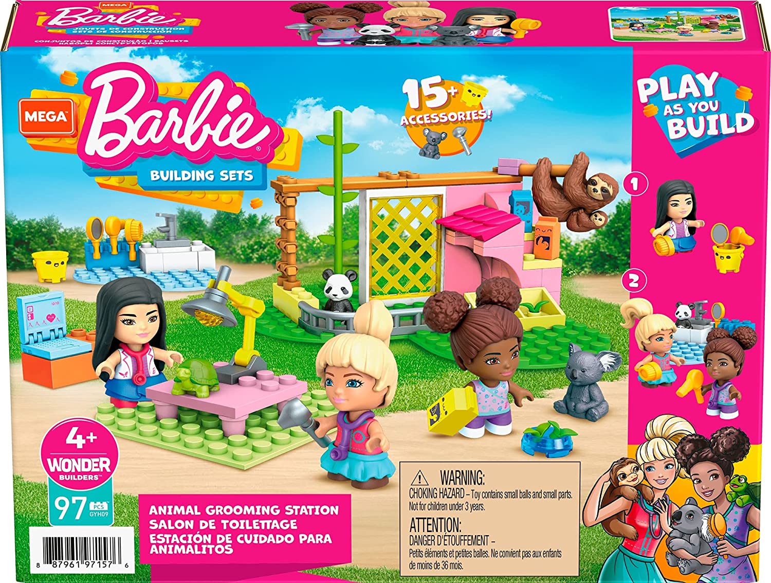 Mega Brands Barbie Animal Grooming Station GYH09 - Image 6