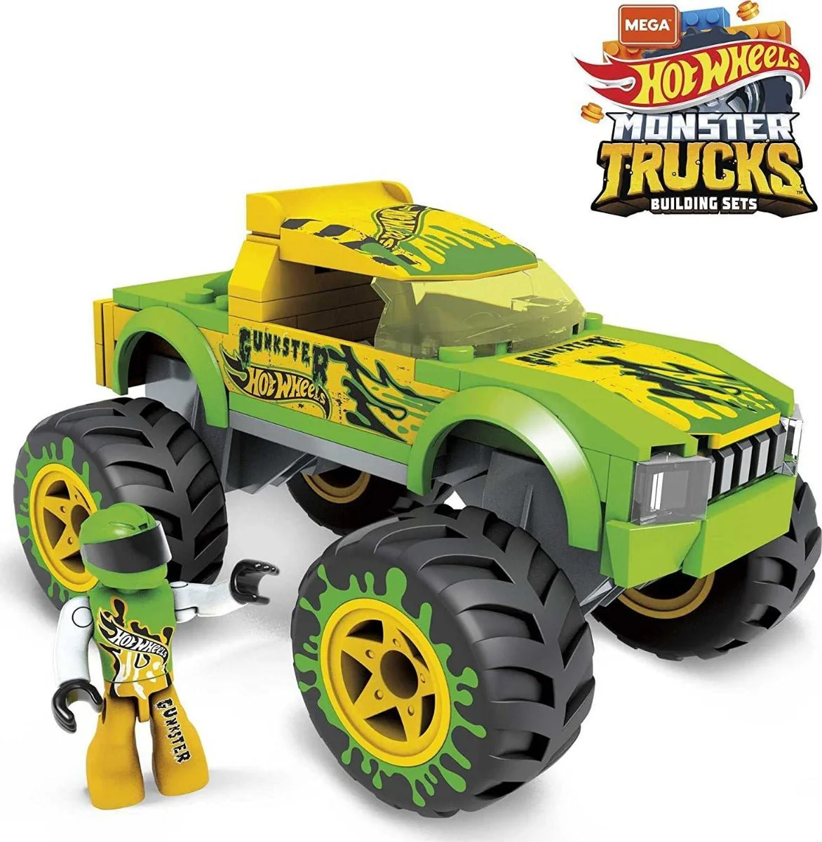 Mega Brands Hot Wheels Gunkster Monster Truck HDJ94 - Image 2